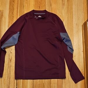 Under Armour Burgundy Long Sleeve Shirt